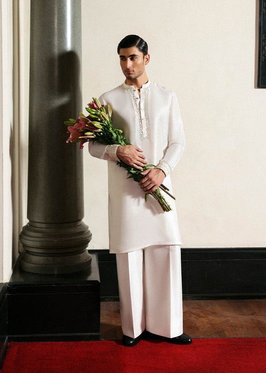 Hussain Rehar I The Scent Luxury Pret 25 I Vellin - Pakistani Designer Dress - by Hussain Rehar - Type : MensWear - 100% Original at Saira Sultan