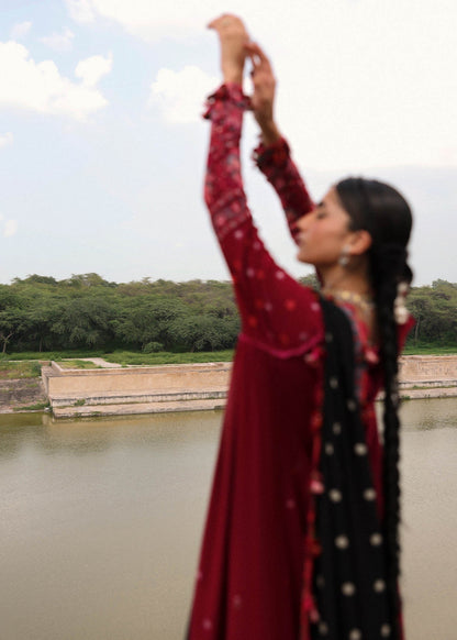 Hussain Rehar | Karandi 25 | Pankhuri - Pakistani Designer Dress - by Hussain Rehar - Type : Ladies Clothes - 100% Original at Saira Sultan