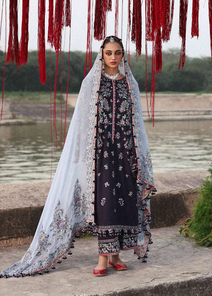 Hussain Rehar | Karandi 25 | Rouge - Pakistani Designer Dress - by Hussain Rehar - Type : Ladies Clothes - 100% Original at Saira Sultan