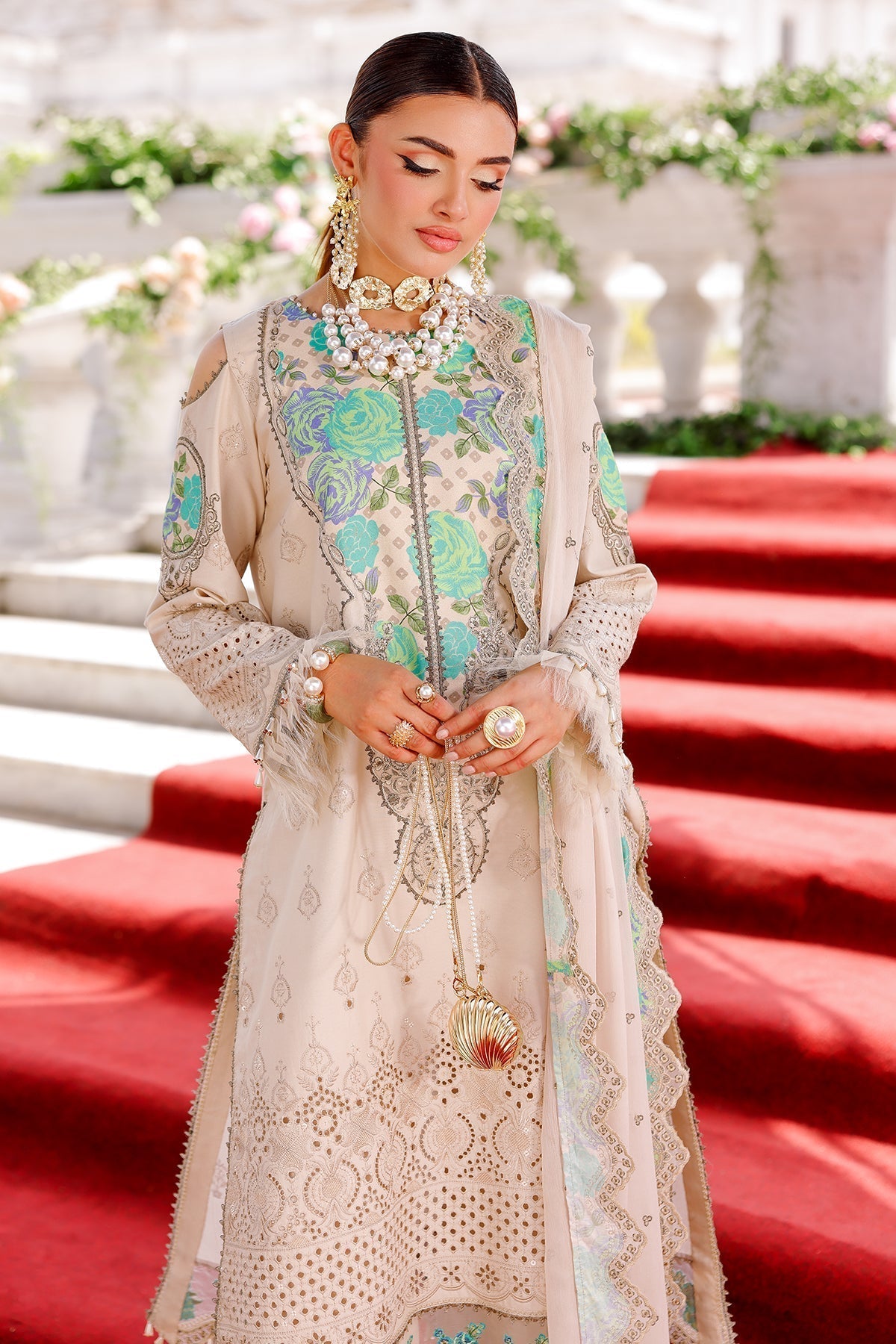 Charizma | Tabeer Lawn Vol 25 | CT5-11 M Mauve Lawn