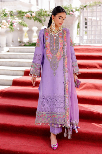 Charizma | Tabeer Lawn Vol 25 | CT5-10 XL Lavender Lawn