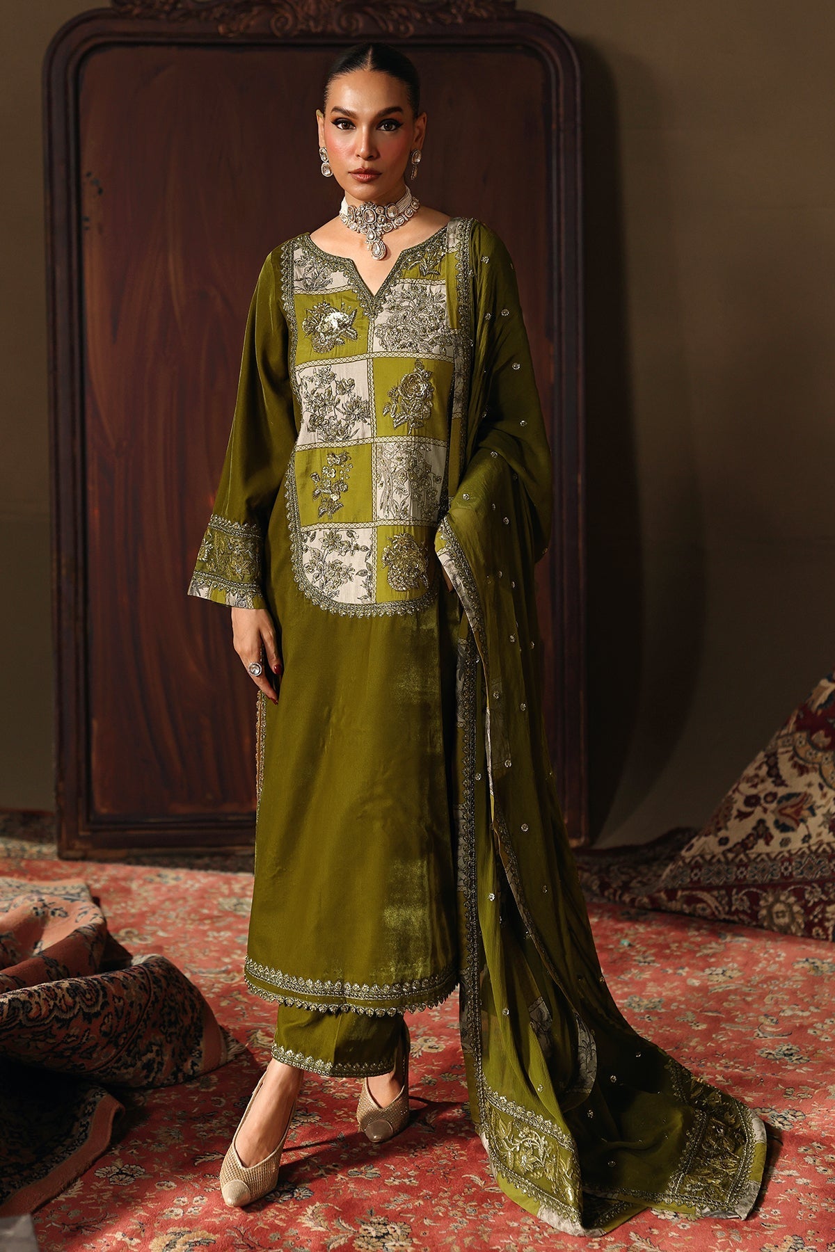 Charizma | Signora Velvet 25 | CVT5-02 by Charizma - Designer Dress  - Type : Ladies Clothes - Available at Saira Sultan - 100% Original 