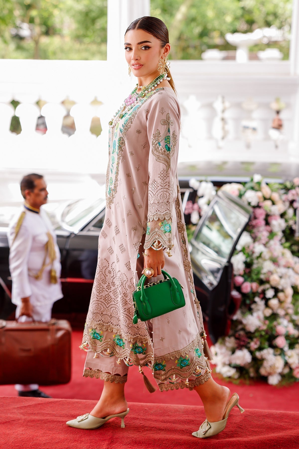 Charizma | Tabeer Lawn Vol 25 | CT5-16 XL Mauve Lawn