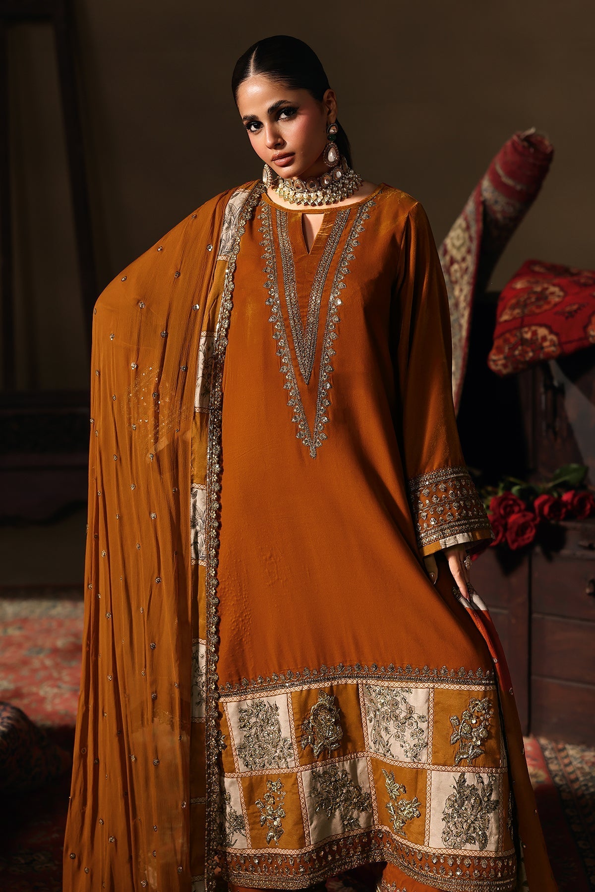 Charizma | Signora Velvet 25 | CVT5-04 by Charizma - Designer Dress  - Type : Ladies Clothes - Available at Saira Sultan - 100% Original 