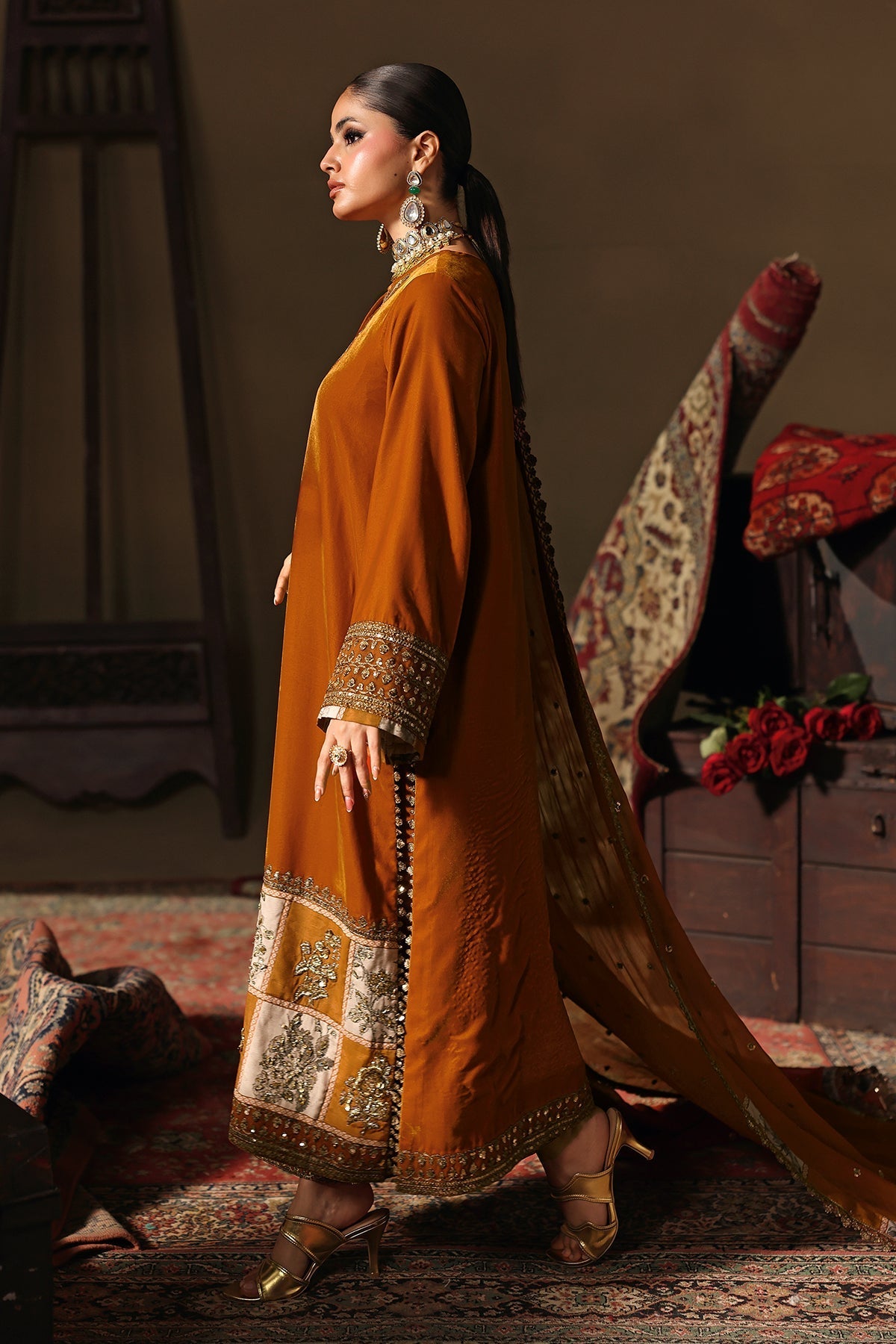 Charizma | Signora Velvet 25 | CVT5-04 by Charizma - Designer Dress  - Type : Ladies Clothes - Available at Saira Sultan - 100% Original 
