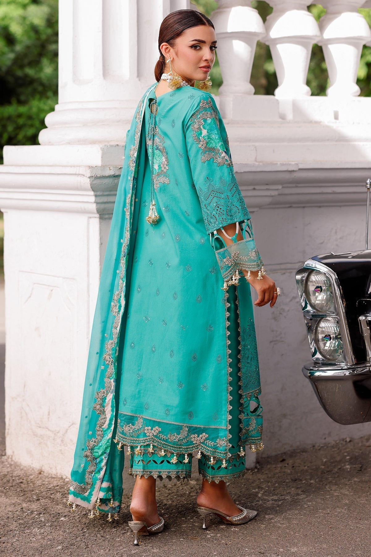 Charizma | Tabeer Lawn Vol 25 | CT5-15 S Teal Lawn