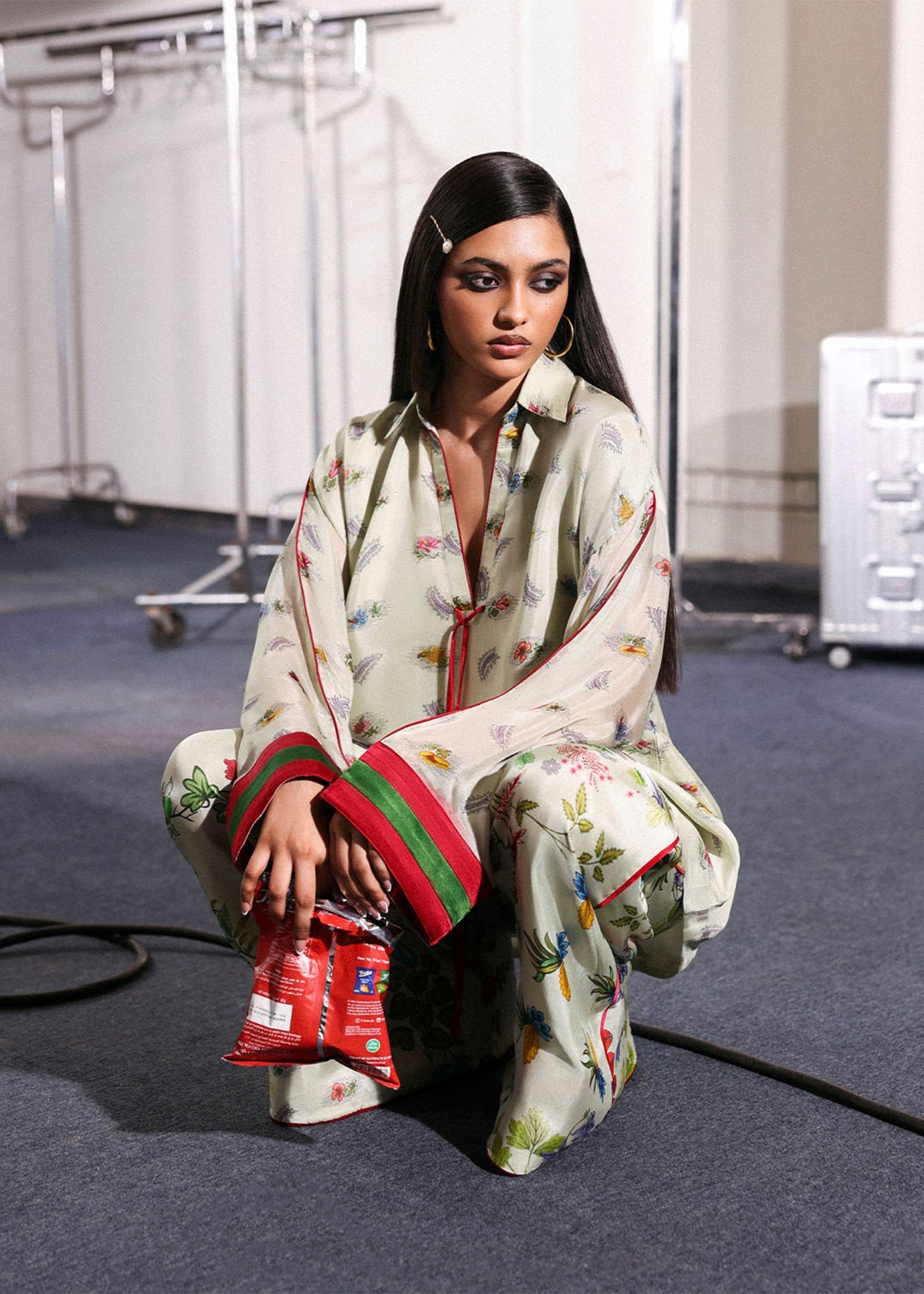 Hussain Rehar | Pay Day | Mosselle - Pakistani Designer Dress - by Hussain Rehar - Type : Ladies Clothes - 100% Original at Saira Sultan