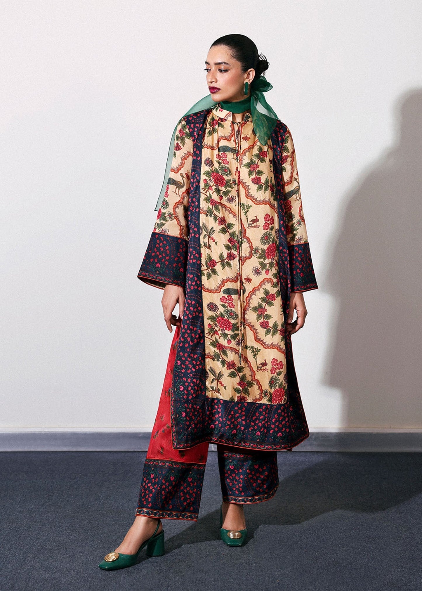 Hussain Rehar | Pay Day | Mocha - Pakistani Designer Dress - by Hussain Rehar - Type : Ladies Clothes - 100% Original at Saira Sultan