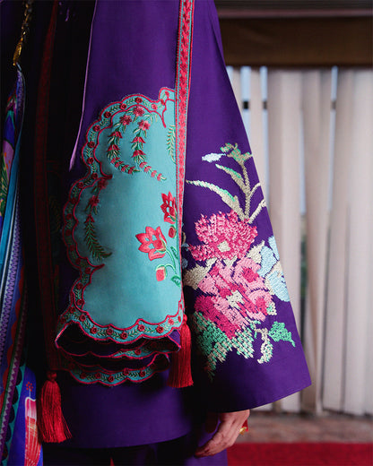 Jugnu | Summer Pret 25 | Sagnik - Scarf - Pakistani Designer Dress - by Jugnu - Type : Ladies Clothes - 100% Original at Saira Sultan