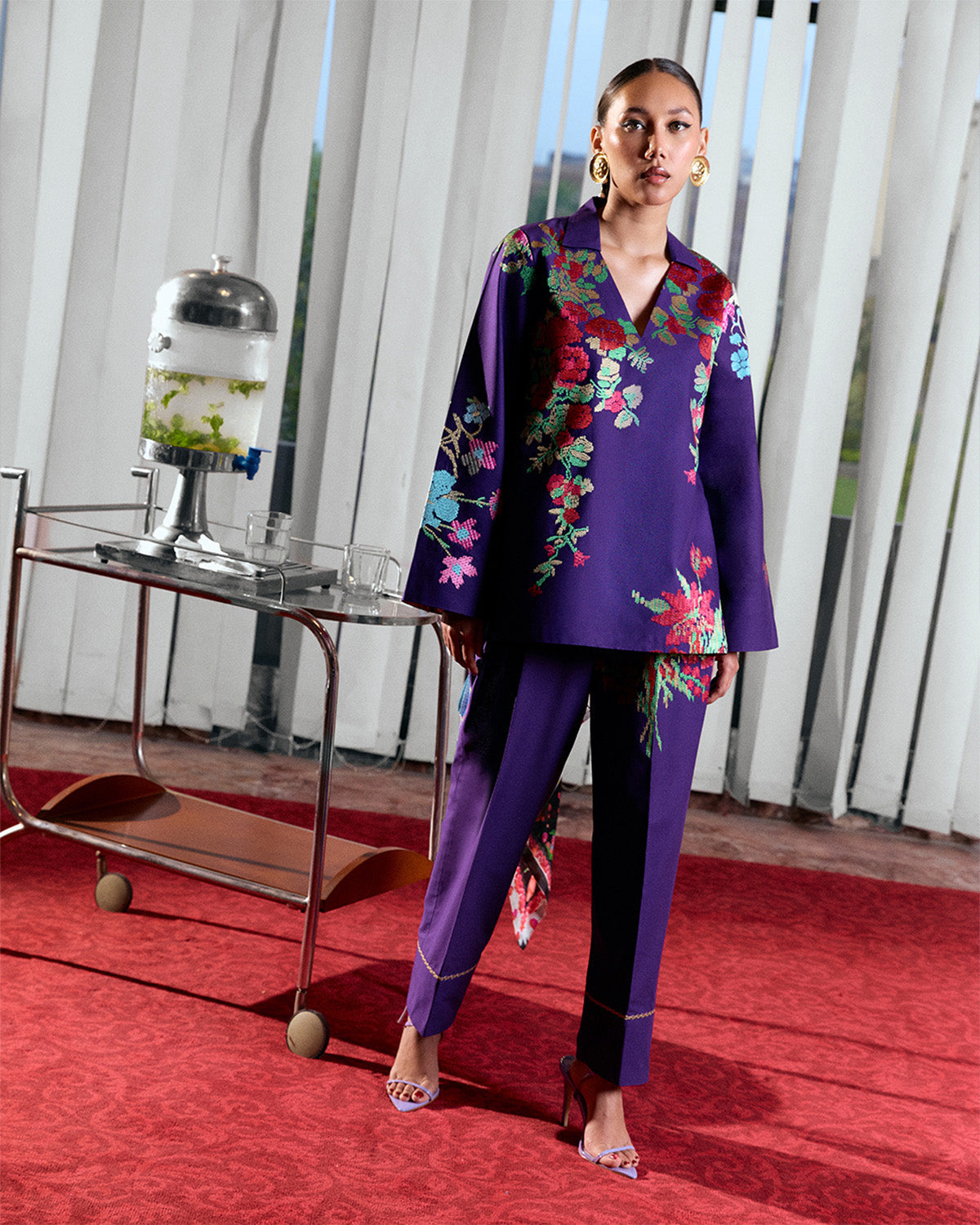 Jugnu | Summer Pret 25 | Sagnik - Scarf - Pakistani Designer Dress - by Jugnu - Type : Ladies Clothes - 100% Original at Saira Sultan