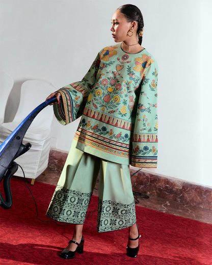 Jugnu | Summer Pret 25 | Dina - Pakistani Designer Dress - by Jugnu - Type : Ladies Clothes - 100% Original at Saira Sultan