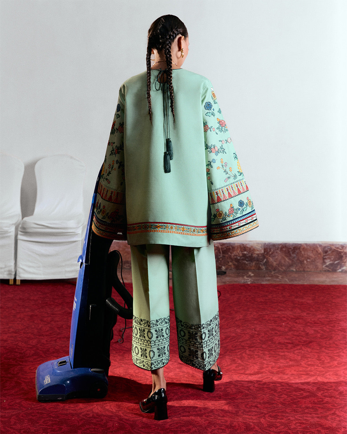 Jugnu | Summer Pret 25 | Dina - Pakistani Designer Dress - by Jugnu - Type : Ladies Clothes - 100% Original at Saira Sultan