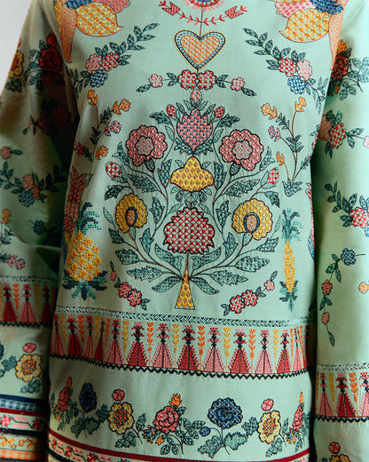 Jugnu | Summer Pret 25 | Dina - Pakistani Designer Dress - by Jugnu - Type : Ladies Clothes - 100% Original at Saira Sultan