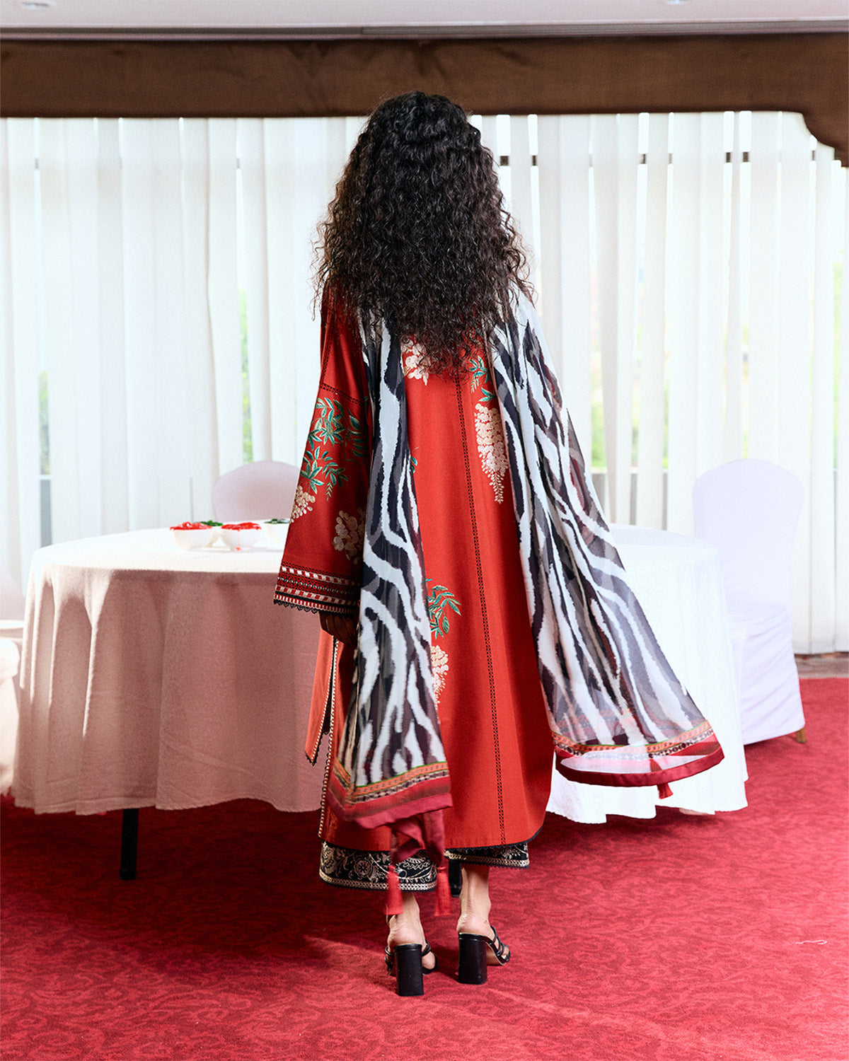 Jugnu | Summer Pret 25 | Lina - Pakistani Designer Dress - by Jugnu - Type : Ladies Clothes - 100% Original at Saira Sultan
