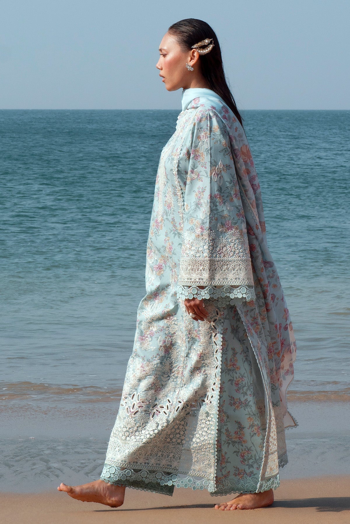 Afrozeh | Summer Together 25 | Aquamarine XL Aqua Lawn