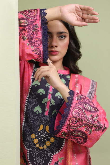 Zellbury | Unstitched 2 Piece Lawn | Embroidered Shirt Dupatta - 1171 Default Title