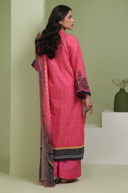 Zellbury | Unstitched 2 Piece Lawn | Embroidered Shirt Dupatta - 1171