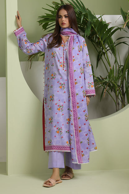 Zellbury | Unstitched 3 Piece Lawn | Shirt Shalwar Dupatta - 1420
