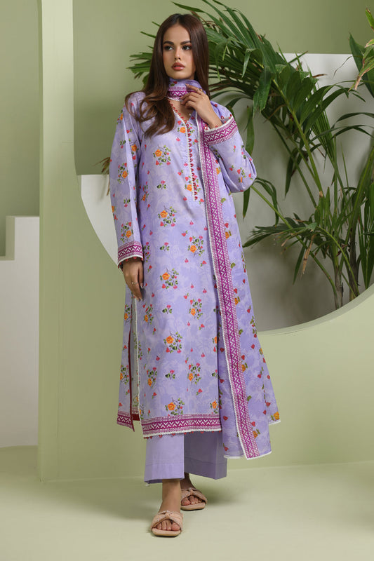 Zellbury | Unstitched 3 Piece Lawn | Shirt Shalwar Dupatta - 1420
