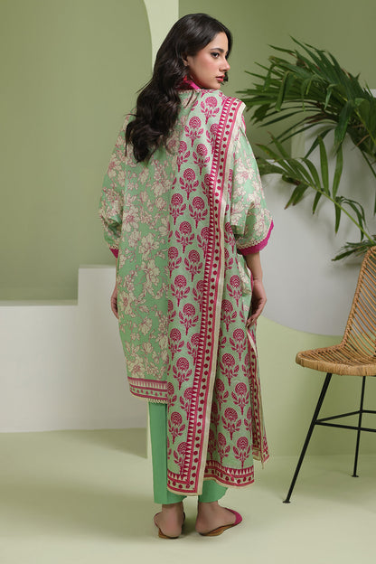 Zellbury | Unstitched 3 Piece Lawn | Shirt Shalwar Dupatta - 1502