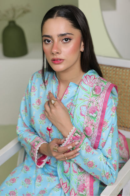 Zellbury | Unstitched 3 Piece Lawn | Shirt Shalwar Dupatta - 1571 Default Title