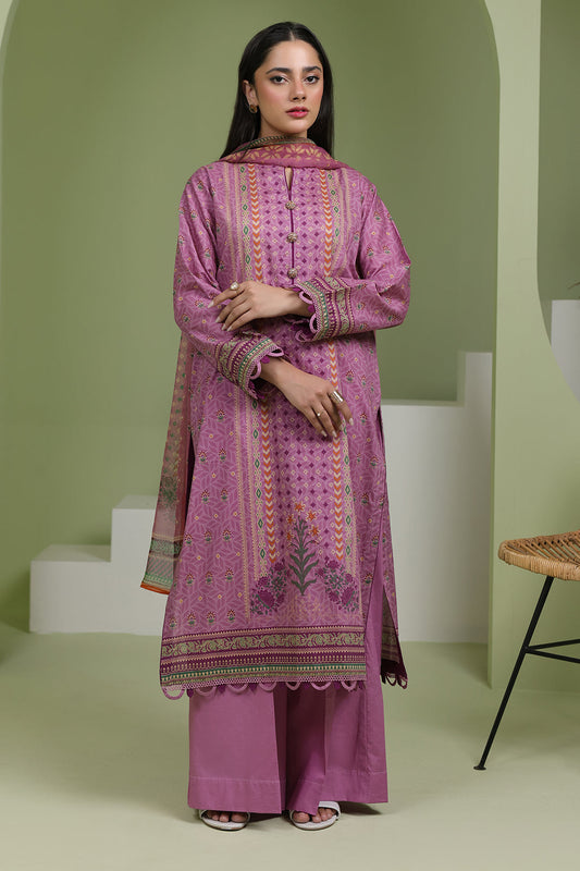 Zellbury | Unstitched 3 Piece Lawn | Shirt Shalwar Dupatta - 1718