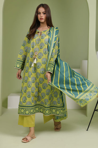 Zellbury | Unstitched 3 Piece Lawn | Shirt Shalwar Dupatta - 1720