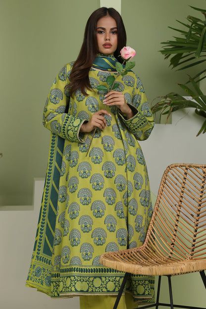Zellbury | Unstitched 3 Piece Lawn | Shirt Shalwar Dupatta - 1720