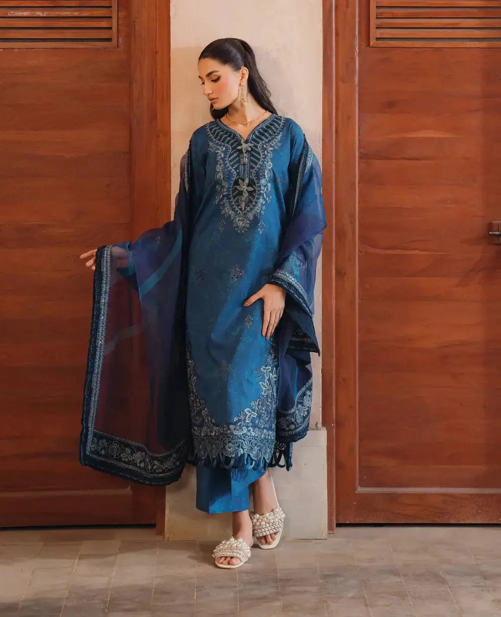 Xenia Formals | Lawn Collection 24 | Taslima - Pakistani Designer Dress - by Xenia Formals | Type: Luxury - 100% Original at Saira Sultan