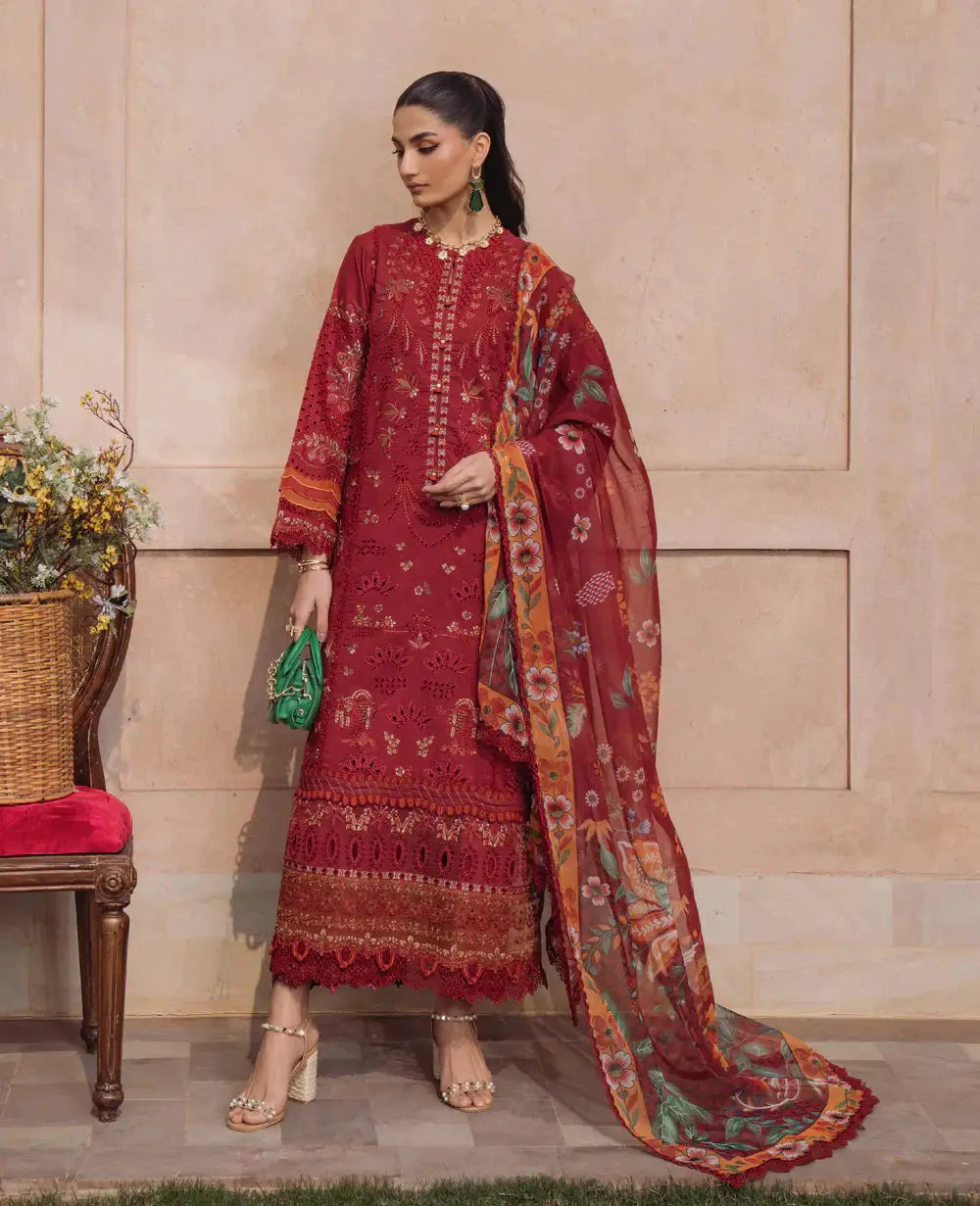 Xenia Formals | Lawn Collection 24 | Zeba - Pakistani Designer Dress - by Xenia Formals | Type: Luxury - 100% Original at Saira Sultan