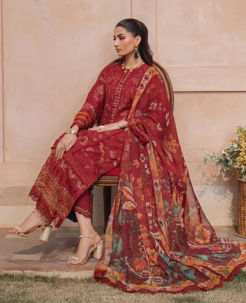 Xenia Formals | Lawn Collection 24 | Zeba - Pakistani Designer Dress - by Xenia Formals | Type: Luxury - 100% Original at Saira Sultan