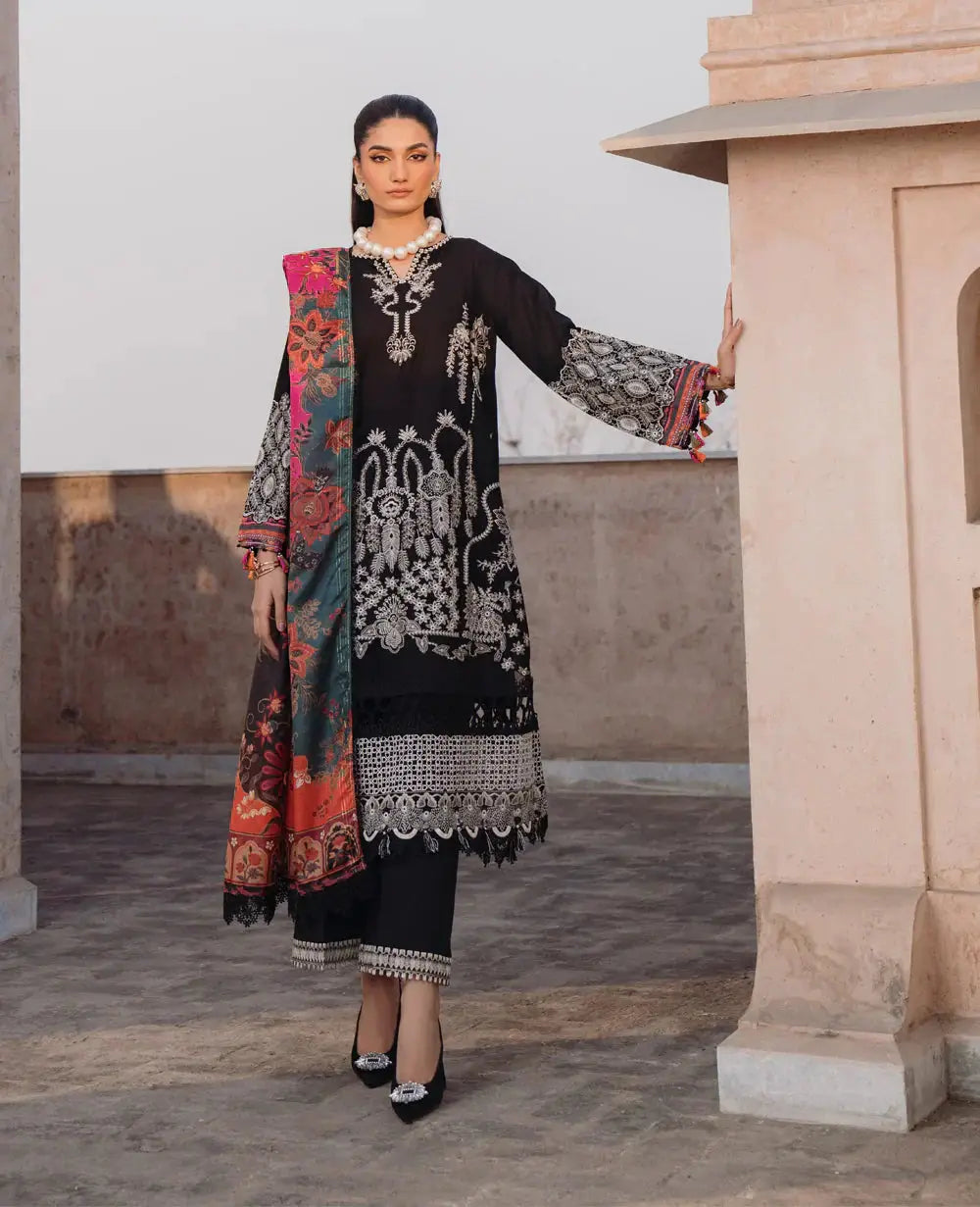 Xenia Formals | Lawn Collection 24 | Adan - Pakistani Designer Dress - by Xenia Formals | Type: Luxury - 100% Original at Saira Sultan