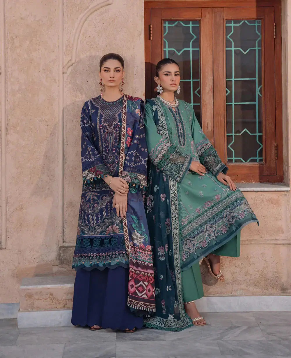 Xenia Formals | Lawn Collection 24 | Zevah - Pakistani Designer Dress - by Xenia Formals | Type: Luxury - 100% Original at Saira Sultan