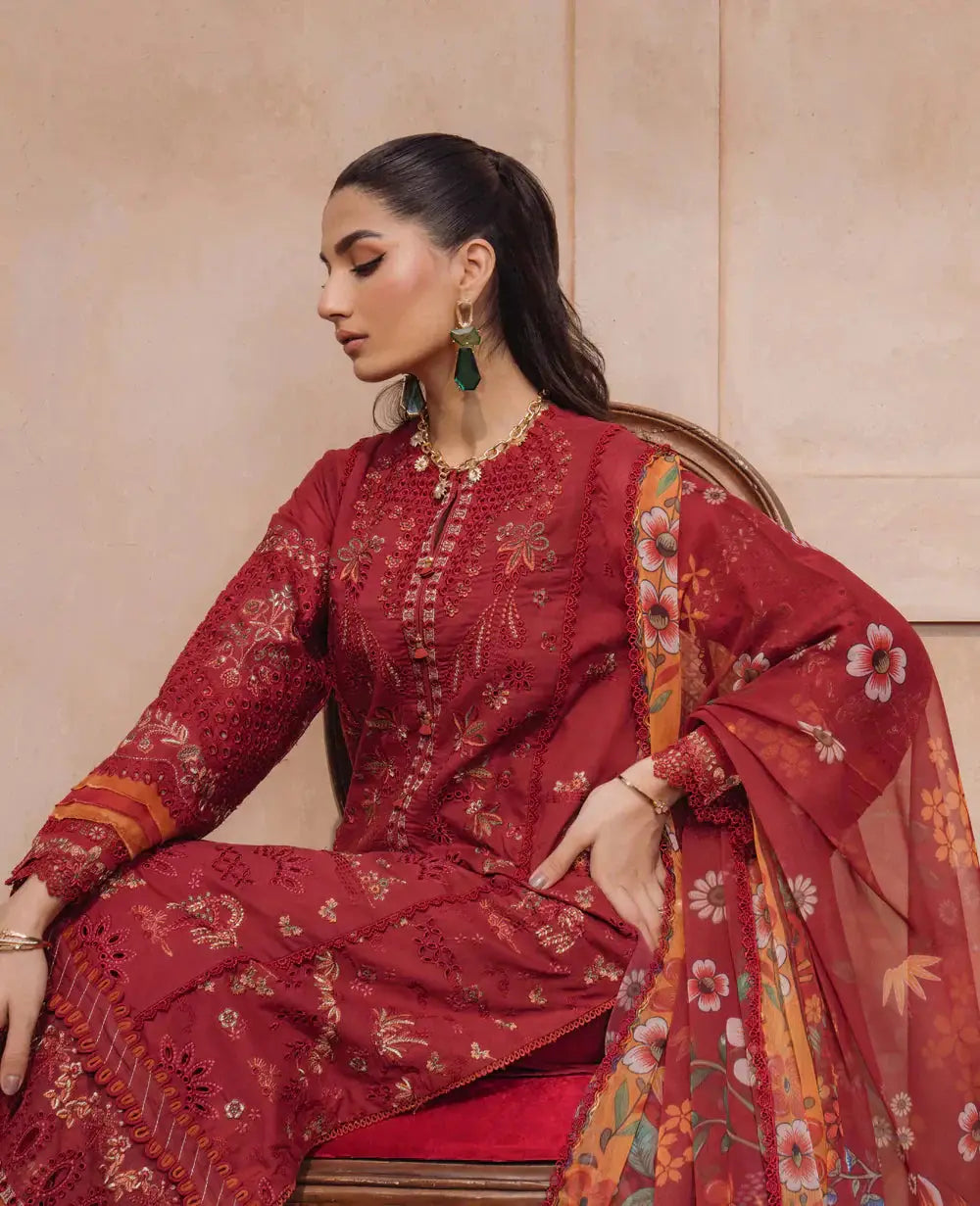 Xenia Formals | Lawn Collection 24 | Zeba - Pakistani Designer Dress - by Xenia Formals | Type: Luxury - 100% Original at Saira Sultan