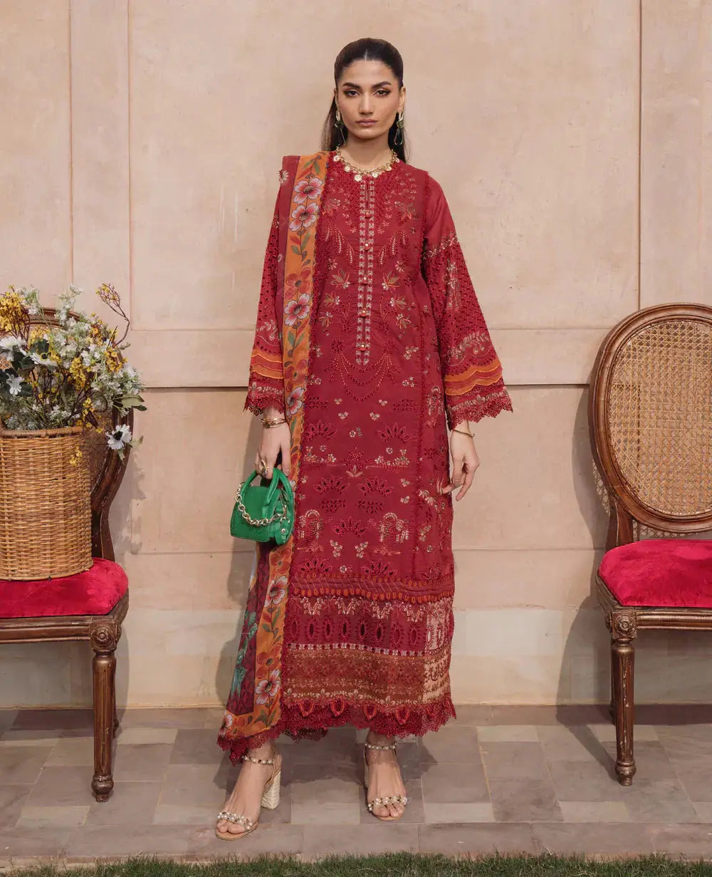 Xenia Formals | Lawn Collection 24 | Zeba - Pakistani Designer Dress - by Xenia Formals | Type: Luxury - 100% Original at Saira Sultan