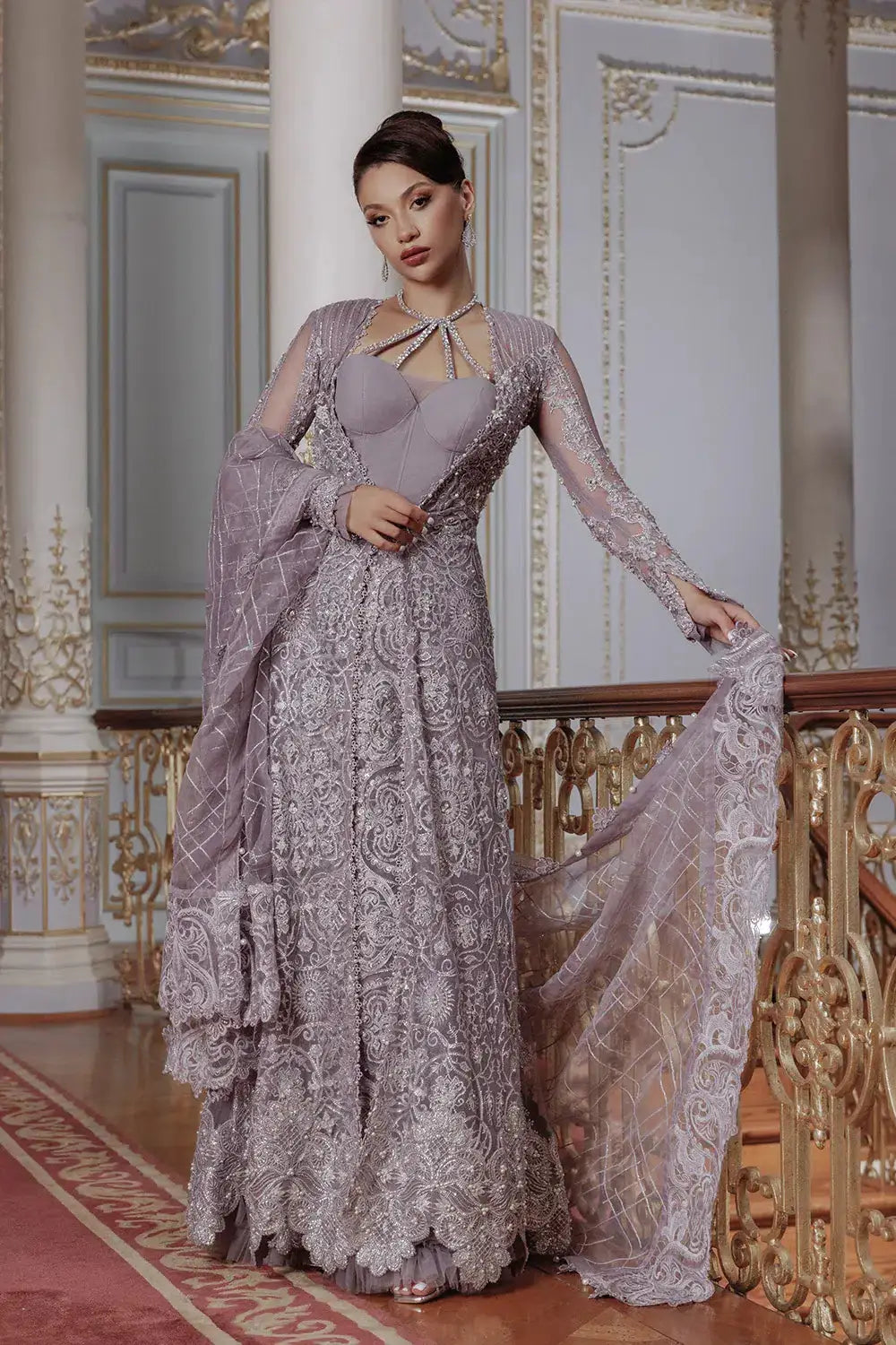Saira Rizwan | Lumiere Festive 23 | MIA SR-02 - Pakistani Designer Dress - by Saira Rizwan | Type: Bridal - 100% Original at Saira Sultan