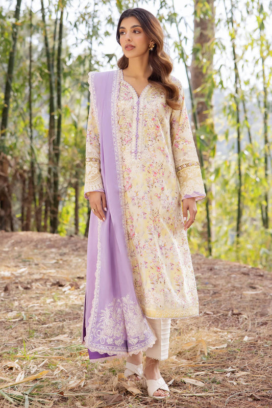 Zaha | Lawn 24 | SEZEM (ZL24-13 A) - Pakistani Designer Dress - by Zaha | Type: Luxury - 100% Original at Saira Sultan
