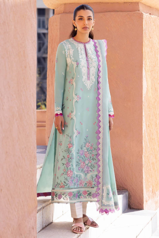 Zaha | Lawn 24 | LARMINA (ZL24-02 A) - Pakistani Designer Dress - by Zaha | Type: Luxury - 100% Original at Saira Sultan
