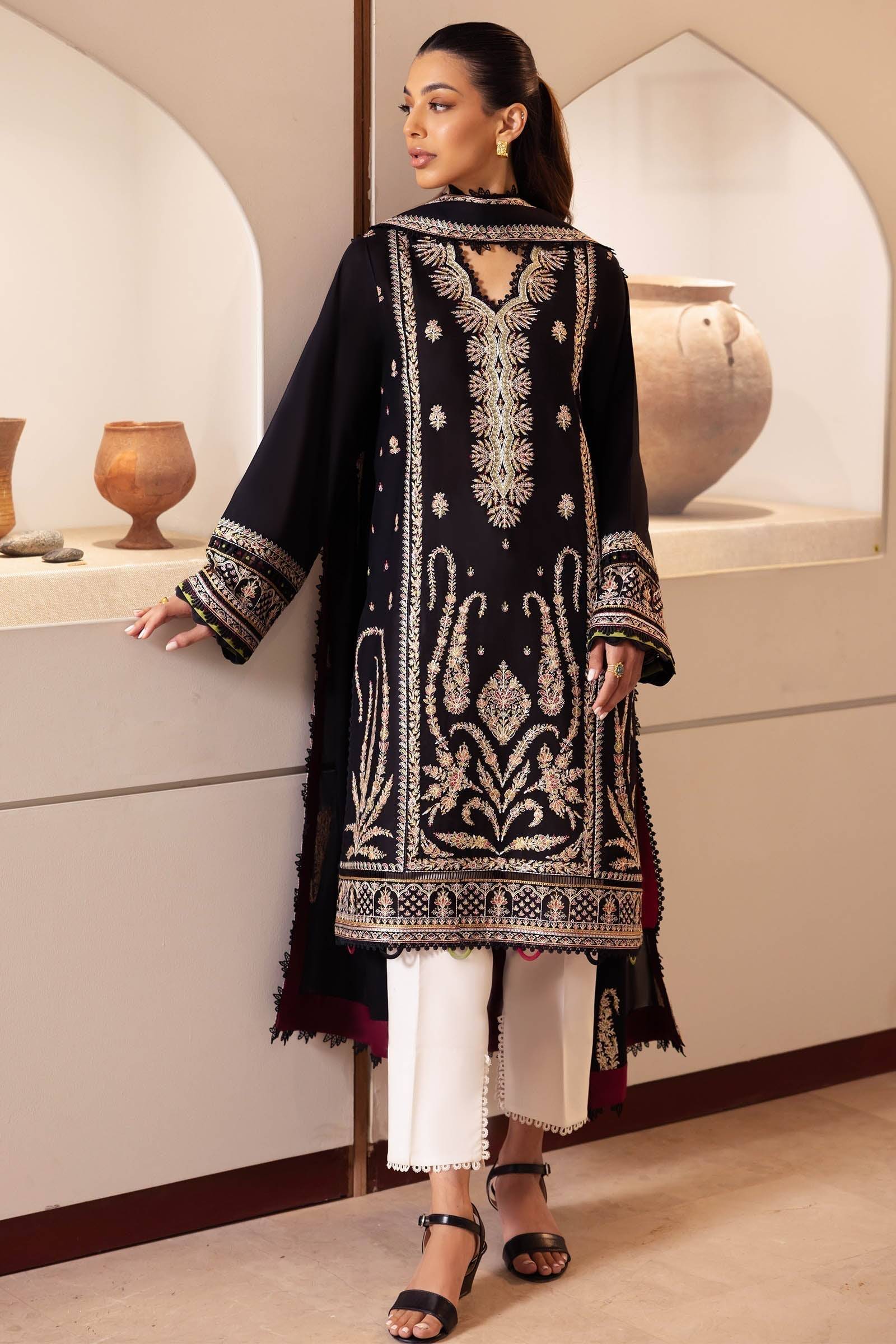Zaha | Lawn 24 | ELANIA (ZL24-09 B) - Pakistani Designer Dress - by Zaha | Type: Luxury - 100% Original at Saira Sultan