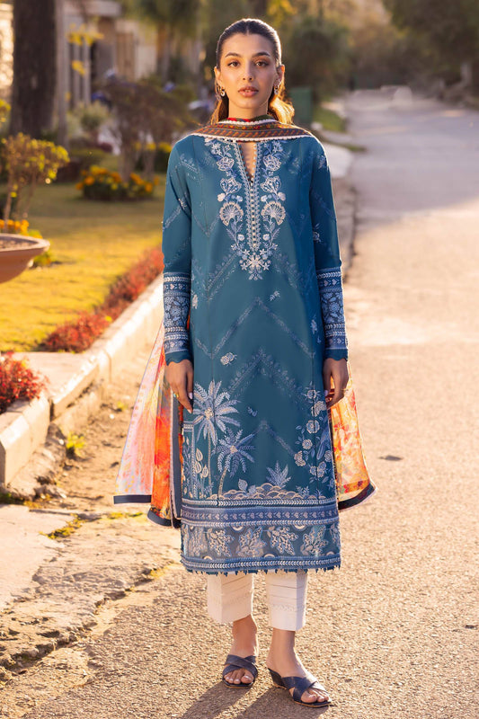Zaha | Lawn 24 | EIRA (ZL24-05 B) - Pakistani Designer Dress - by Zaha | Type: Luxury - 100% Original at Saira Sultan