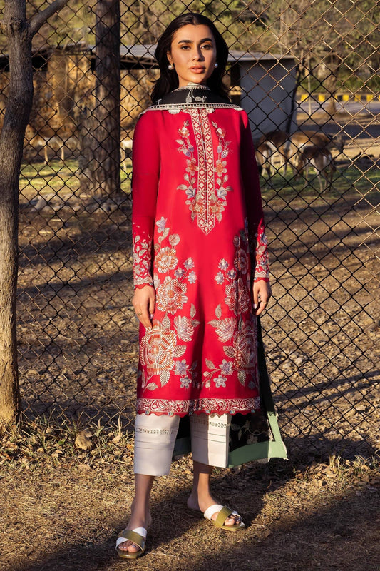 Zaha | Lawn 24 | GIZEM (ZL24-14 A) - Pakistani Designer Dress - by Zaha | Type: Luxury - 100% Original at Saira Sultan