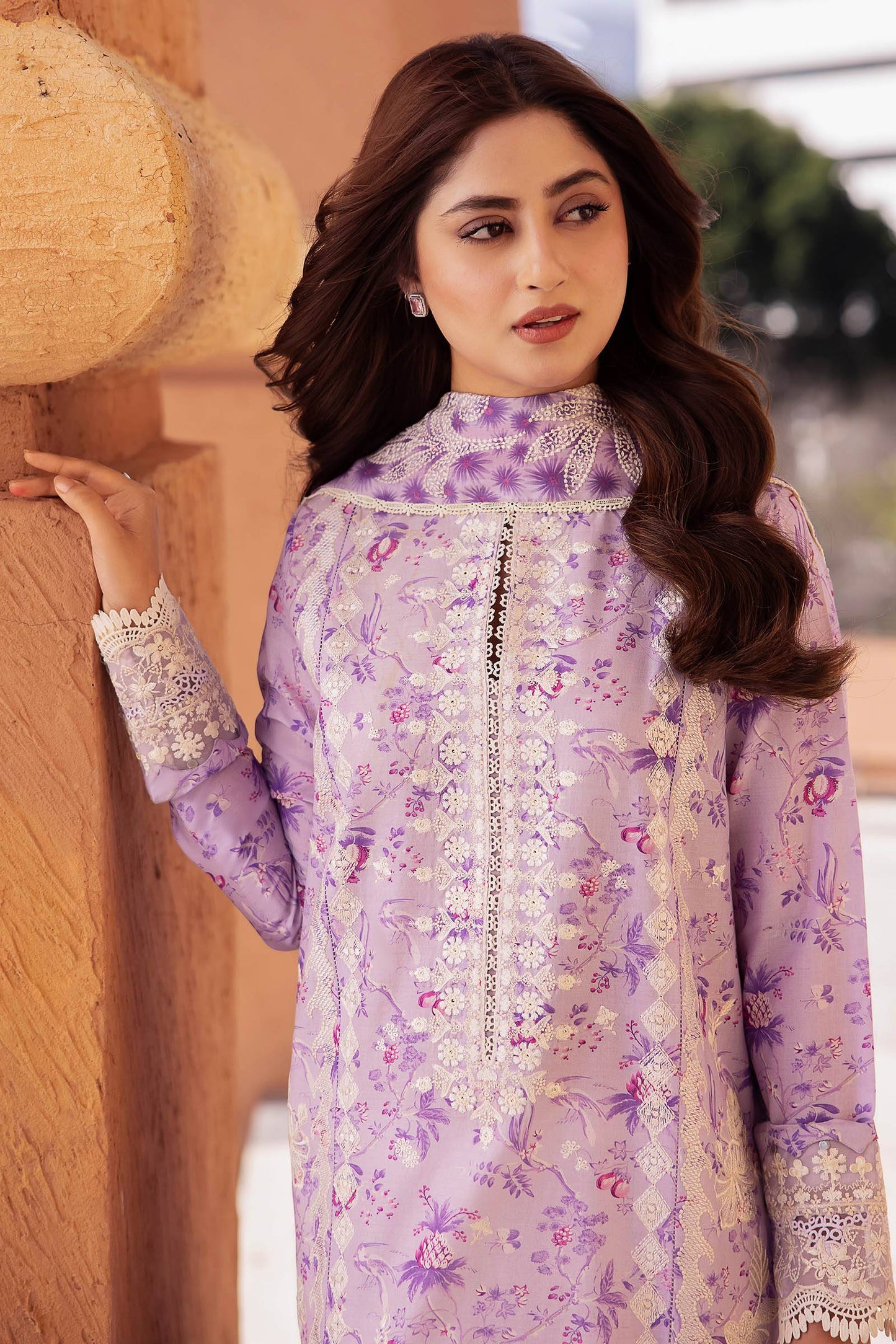 Zaha | Lawn 24 | SENA (ZL24-10 A) - Pakistani Designer Dress - by Zaha | Type: Luxury - 100% Original at Saira Sultan