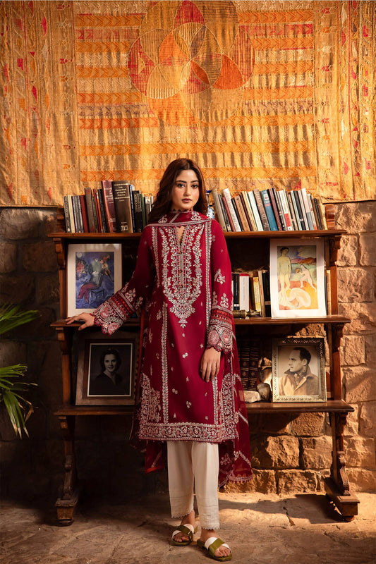 Zaha | Lawn 24 | ZENEL (ZL24-07 B) - Pakistani Designer Dress - by Zaha | Type: Luxury - 100% Original at Saira Sultan