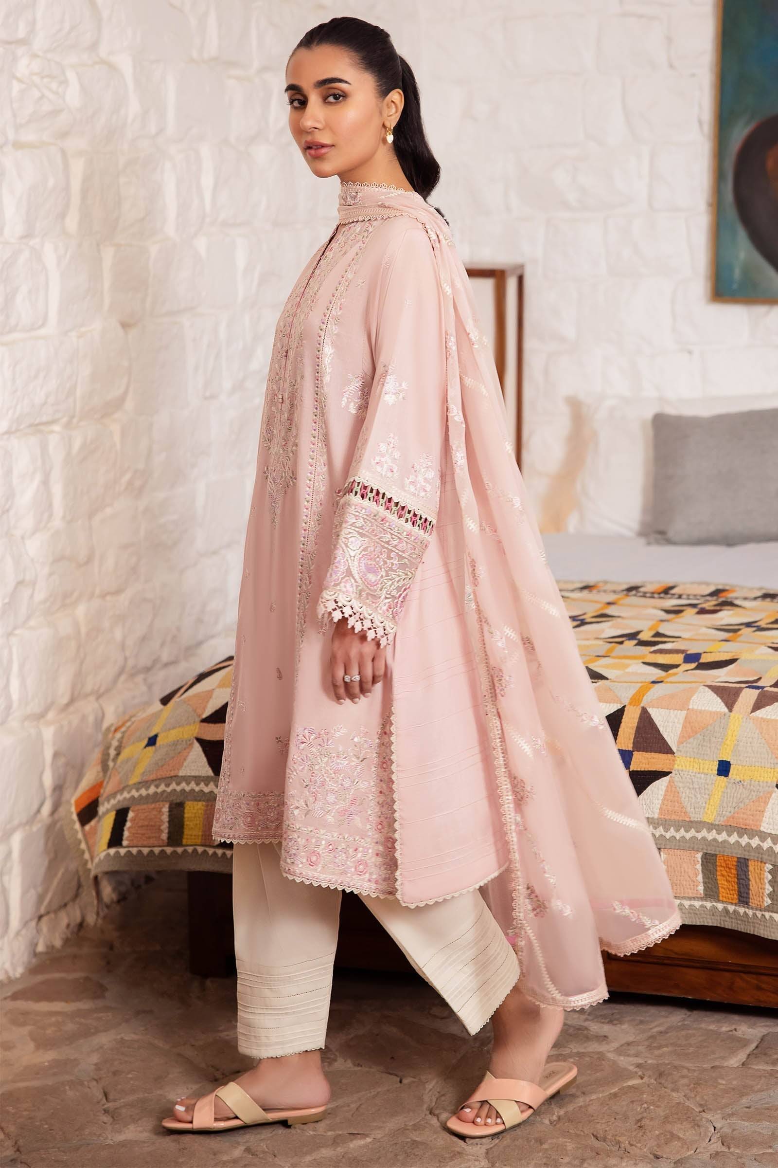 Zaha | Lawn 24 | ZENEL (ZL24-07 A) - Pakistani Designer Dress - by Zaha | Type: Luxury - 100% Original at Saira Sultan