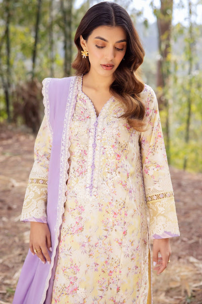 Zaha | Lawn 24 | SEZEM (ZL24-13 A) - Pakistani Designer Dress - by Zaha | Type: Luxury - 100% Original at Saira Sultan