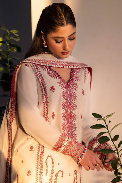 Zaha | Lawn 24 | ELANIA (ZL24-09 A) - Pakistani Designer Dress - by Zaha | Type: Luxury - 100% Original at Saira Sultan