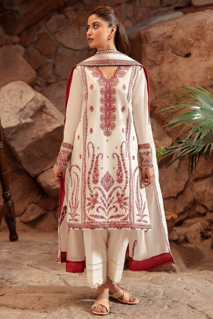 Zaha | Lawn 24 | ELANIA (ZL24-09 A) - Pakistani Designer Dress - by Zaha | Type: Luxury - 100% Original at Saira Sultan