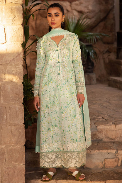 Zaha | Lawn 24 | SEZEM (ZL24-13 B) - Pakistani Designer Dress - by Zaha | Type: Luxury - 100% Original at Saira Sultan