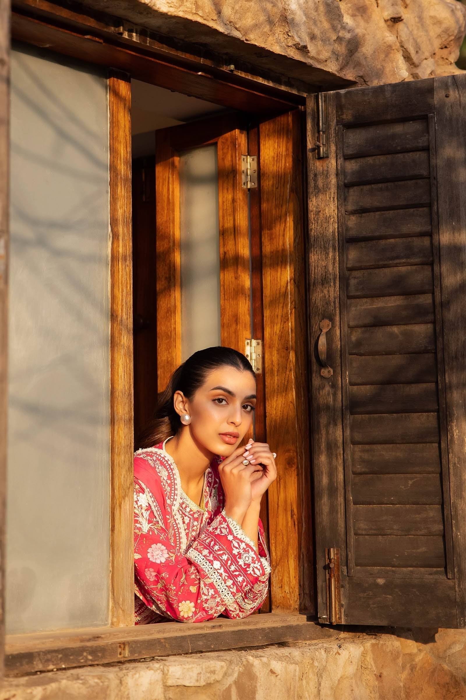 Zaha | Lawn 24 | LEYLA (ZL24-12 A) - Pakistani Designer Dress - by Zaha | Type: Luxury - 100% Original at Saira Sultan