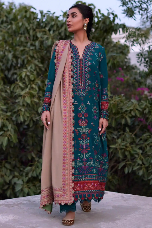 Zaha | Winter 23 | ECRIN (ZW23-03) - Pakistani Designer Dress - by Zaha | Type: Luxury - 100% Original at Saira Sultan